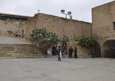 Rodaje Netflix- Series Movistar "Dime quien soy" en el Castillo de Santa Bárbara