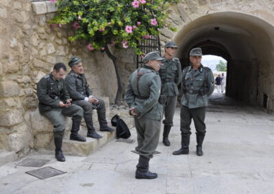 Rodaje Netflix- Series Movistar "Dime quien soy" en el Castillo de Santa Bárbara