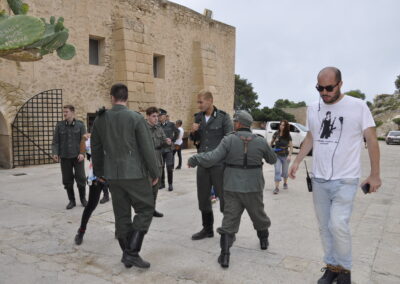 Rodaje Netflix- Series Movistar "Dime quien soy" en el Castillo de Santa Bárbara