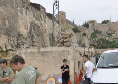 Rodaje Netflix- Series Movistar "Dime quien soy" en el Castillo de Santa Bárbara